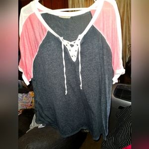 Lightweight Tie-Front Soft T-Shirt